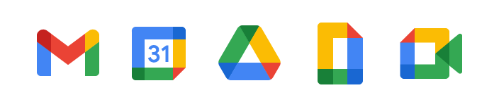 Gmail, Calendar, Drive, Meet, and other Google Workspace apps